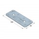 CONNECTION BAR 100x40 / GALVANIZED CONNECTION BARS